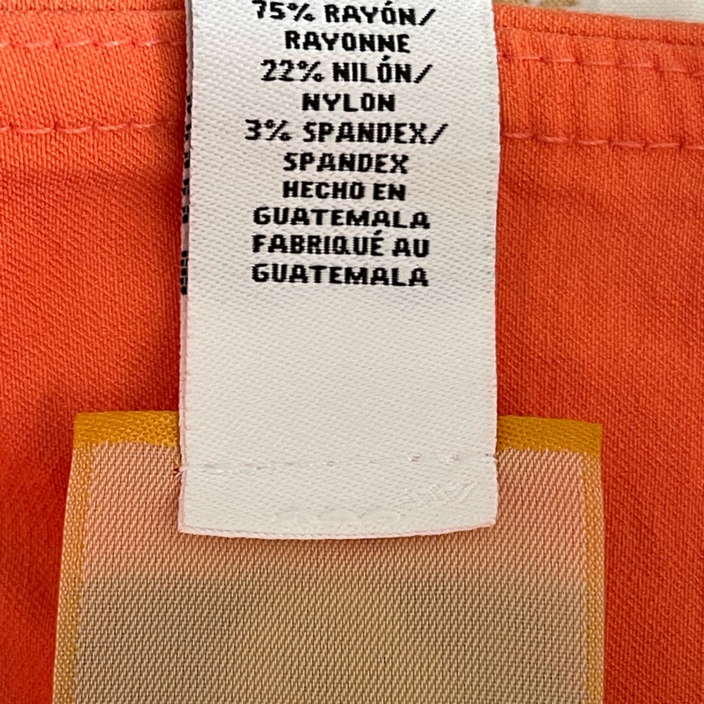 Ruby Rd. Petite Orange Shorts - Picture 5 of 5